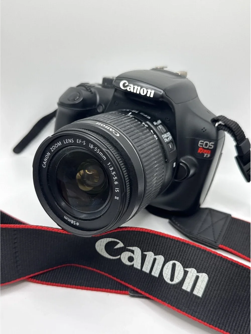 Canon EOS Rebel T3 Digital SLR 12.2MP w/ 18-55mm Lens, Black